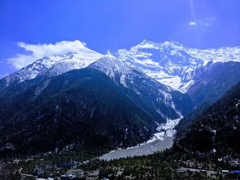 Vue du trek des Annapurnas