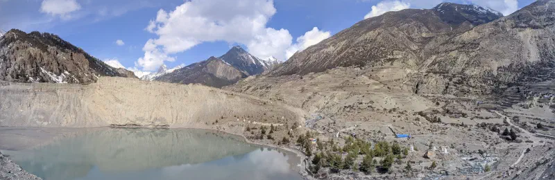 Vue du trek des Annapurnas