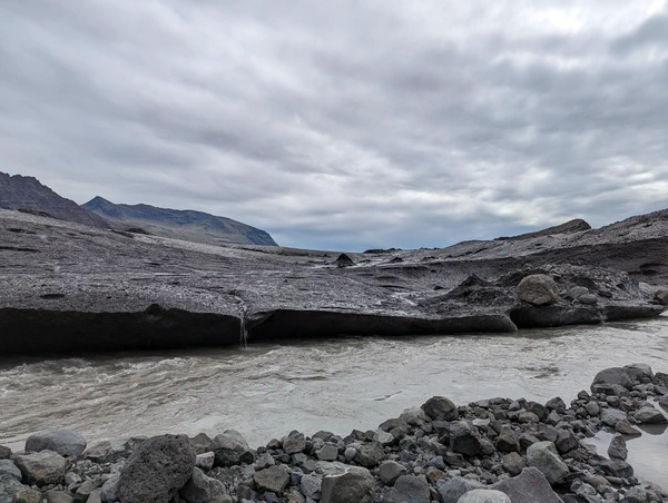 Vue sur le glacier de Skaftafell