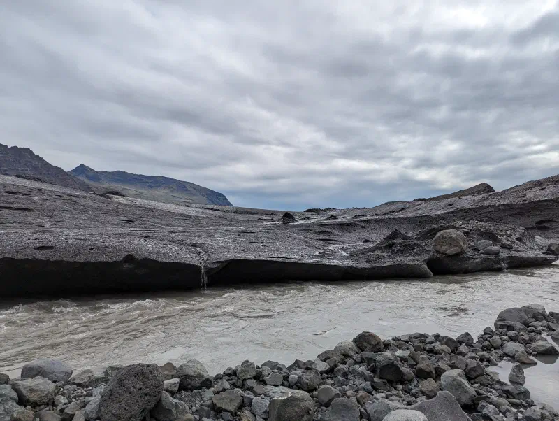 Vue sur le glacier de Skaftafell