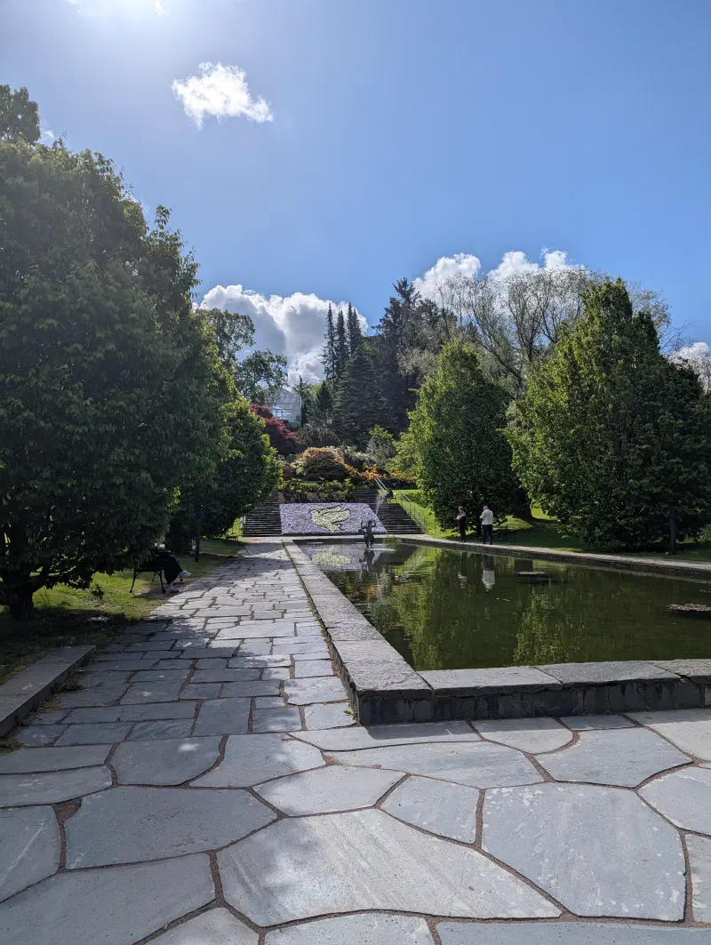 L’entrée du jardin botanique