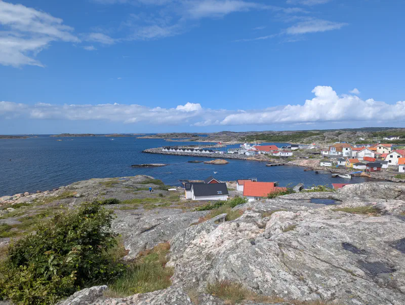 Vue depuis le Lotsutkiken de l’île de Vrångö