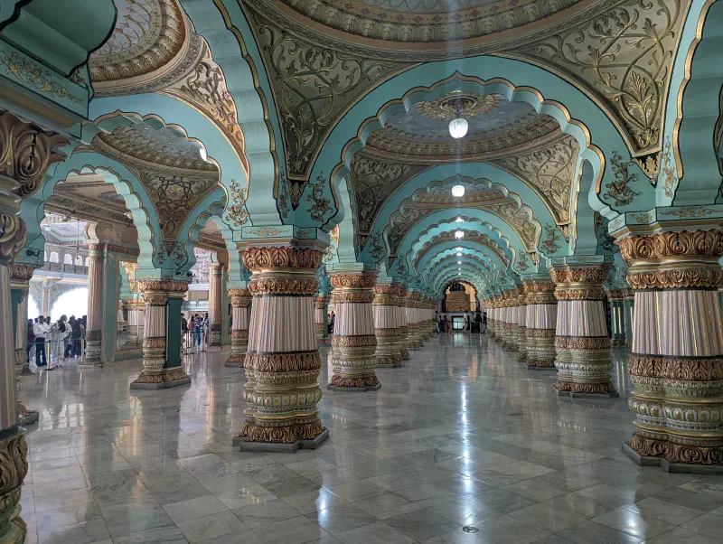 Interior of Mysore Palace